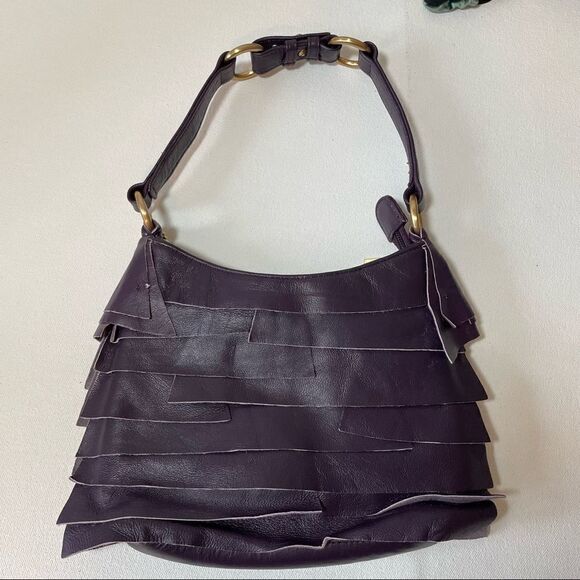 Yvos St Laurent inspired bag in violet by Paradox - Picture 8 of 10